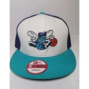 Charlotte Hornets Hat Cap Hardwood Classics New Era SnapBack 9Fifty Wool Blend